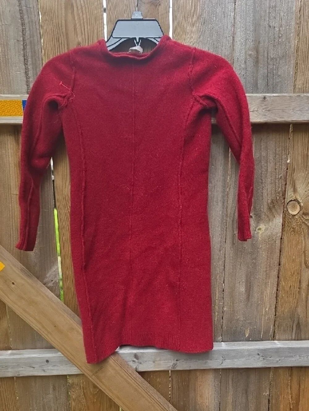Red Knit Sweater - Picture 4 of 4